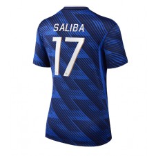 Frankrike William Saliba #17 Hjemmedrakt Kvinner VM 2026 Kortermet